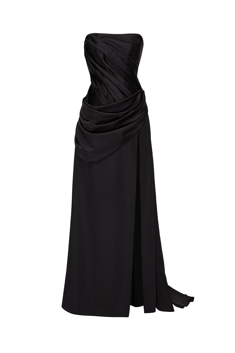 VIVID GOWN IN BLACK - CULT MIA