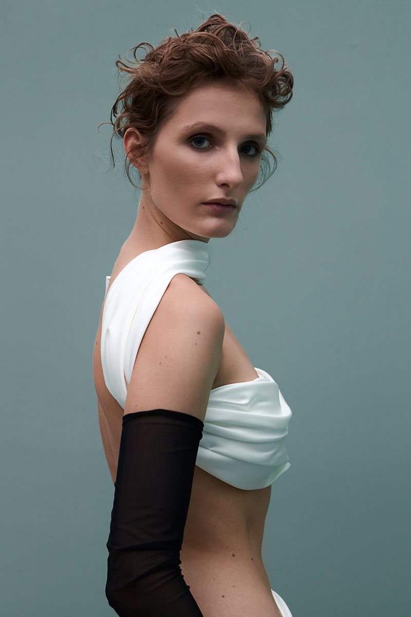 VENUS TOP AND SKIRT IN OFF WHITE - CULT MIA