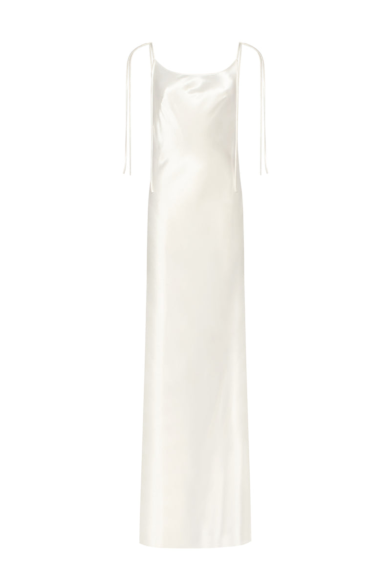 SOPHIE DRESS IN OYSTER WHITE - CULT MIA