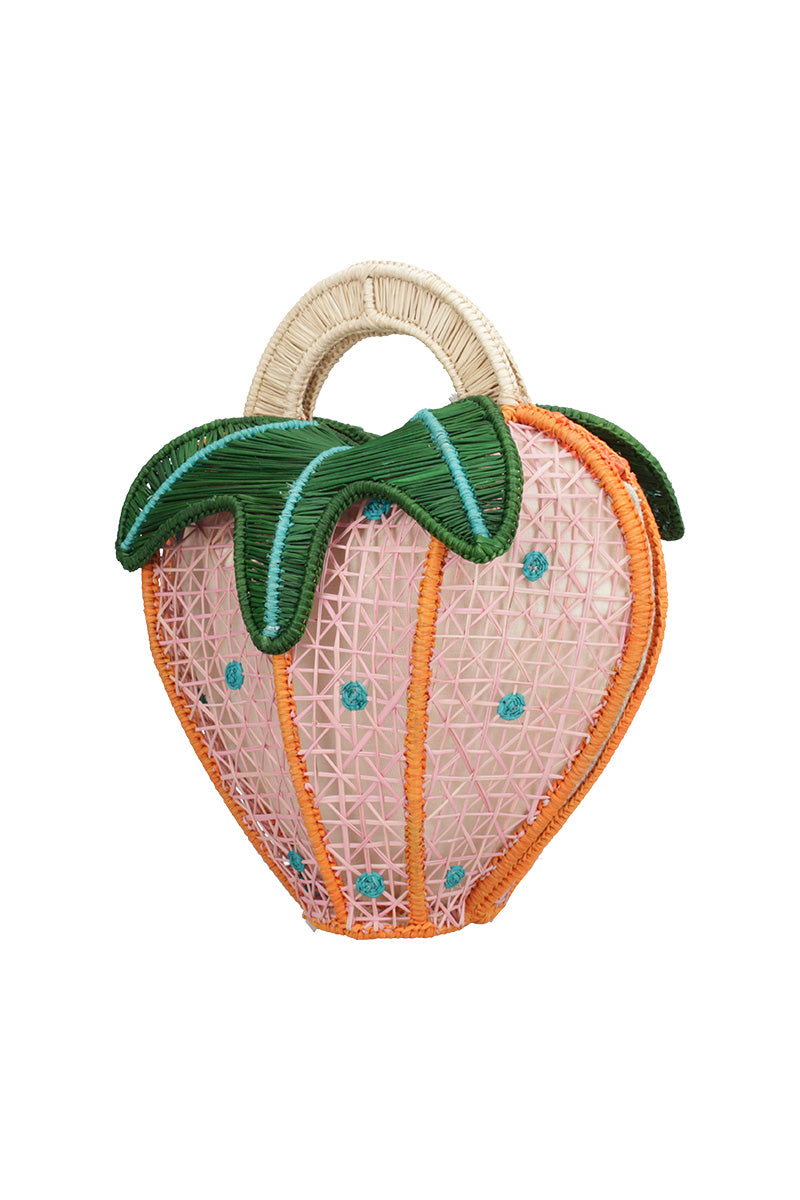 JUICY HANDBAG IN GREEN PINK AND ORANGE - CULT MIA