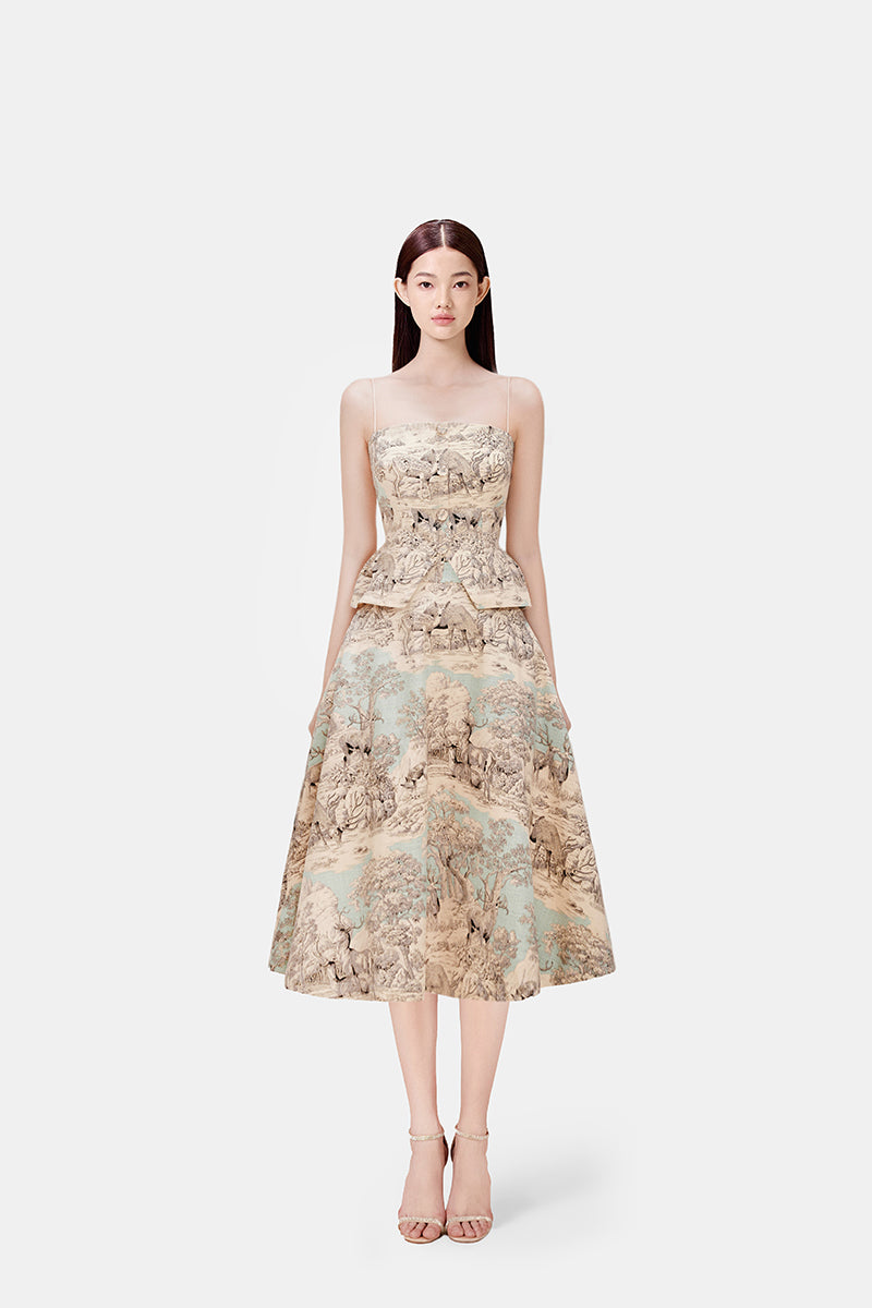 SAFARI TOP AND SKIRT SET - CULT MIA