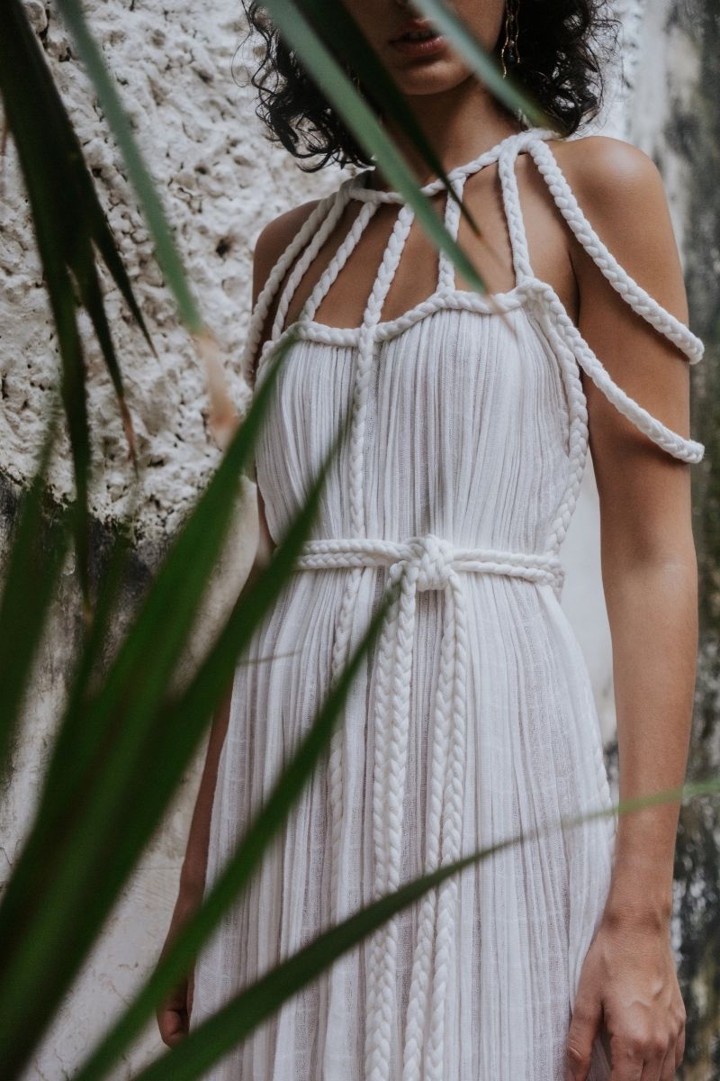 SEVERYNA DRESS IN NUDE - CULT MIA