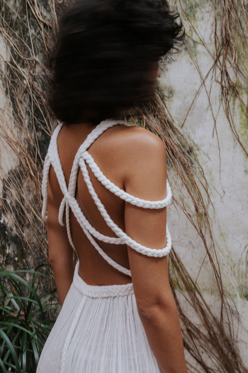 SEVERYNA DRESS IN NUDE - CULT MIA