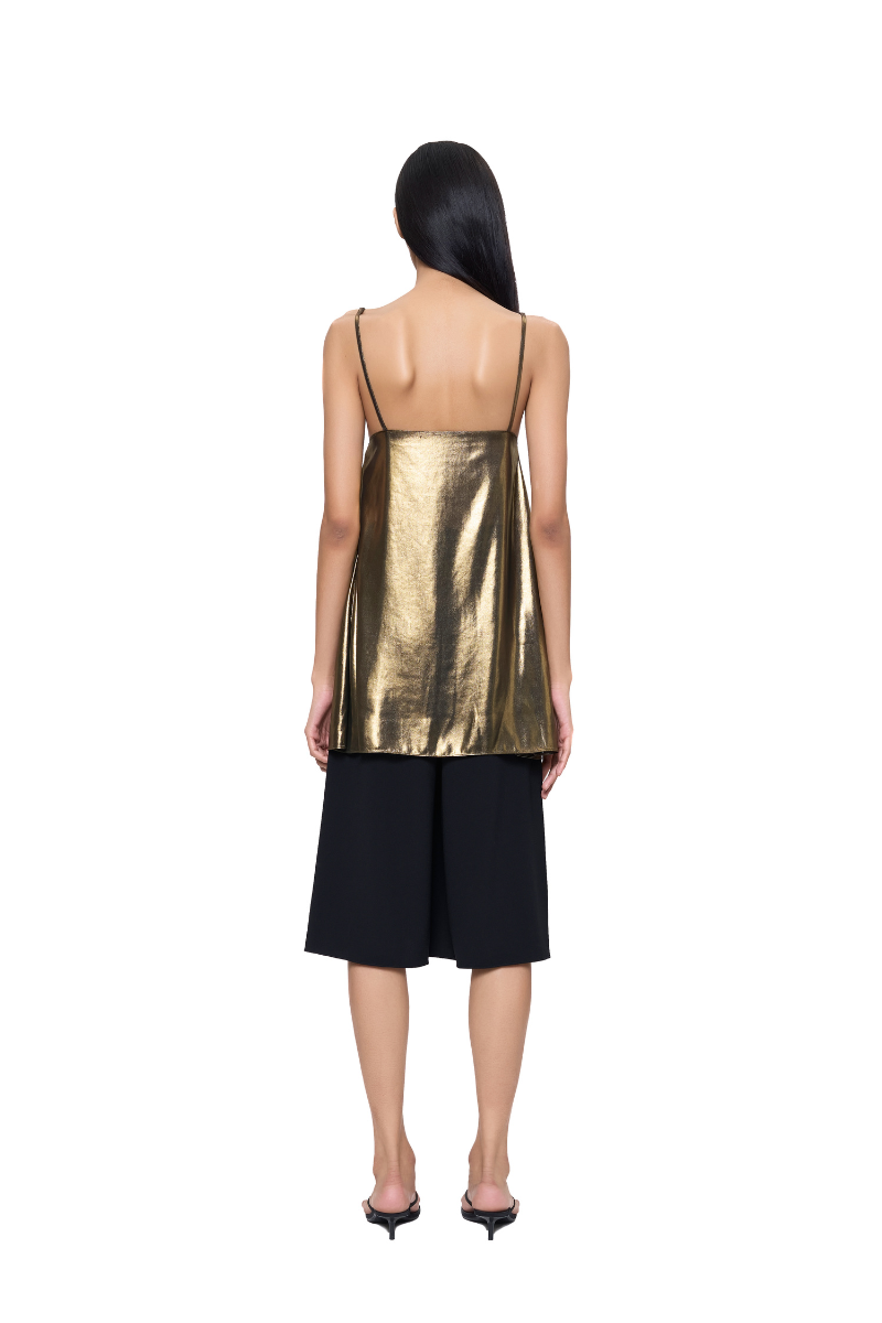SHENA TOP IN GOLD - CULT MIA