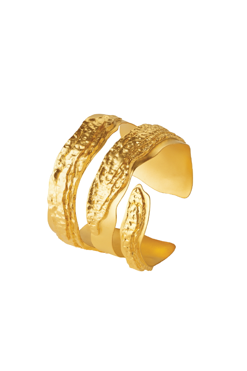 GOLD SHORELINE BRACELET - CULT MIA
