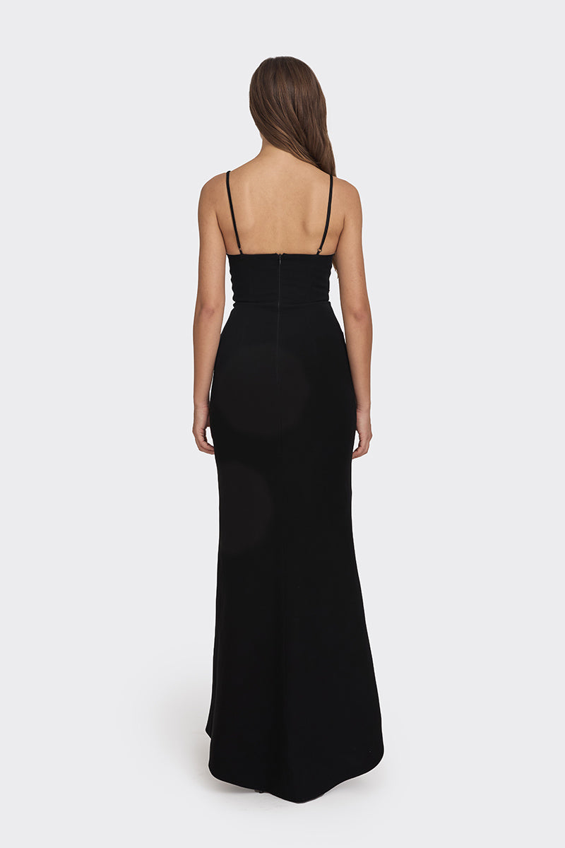 MS. SIX-FIRE HEART MAXI SLIP DRESS - CULT MIA