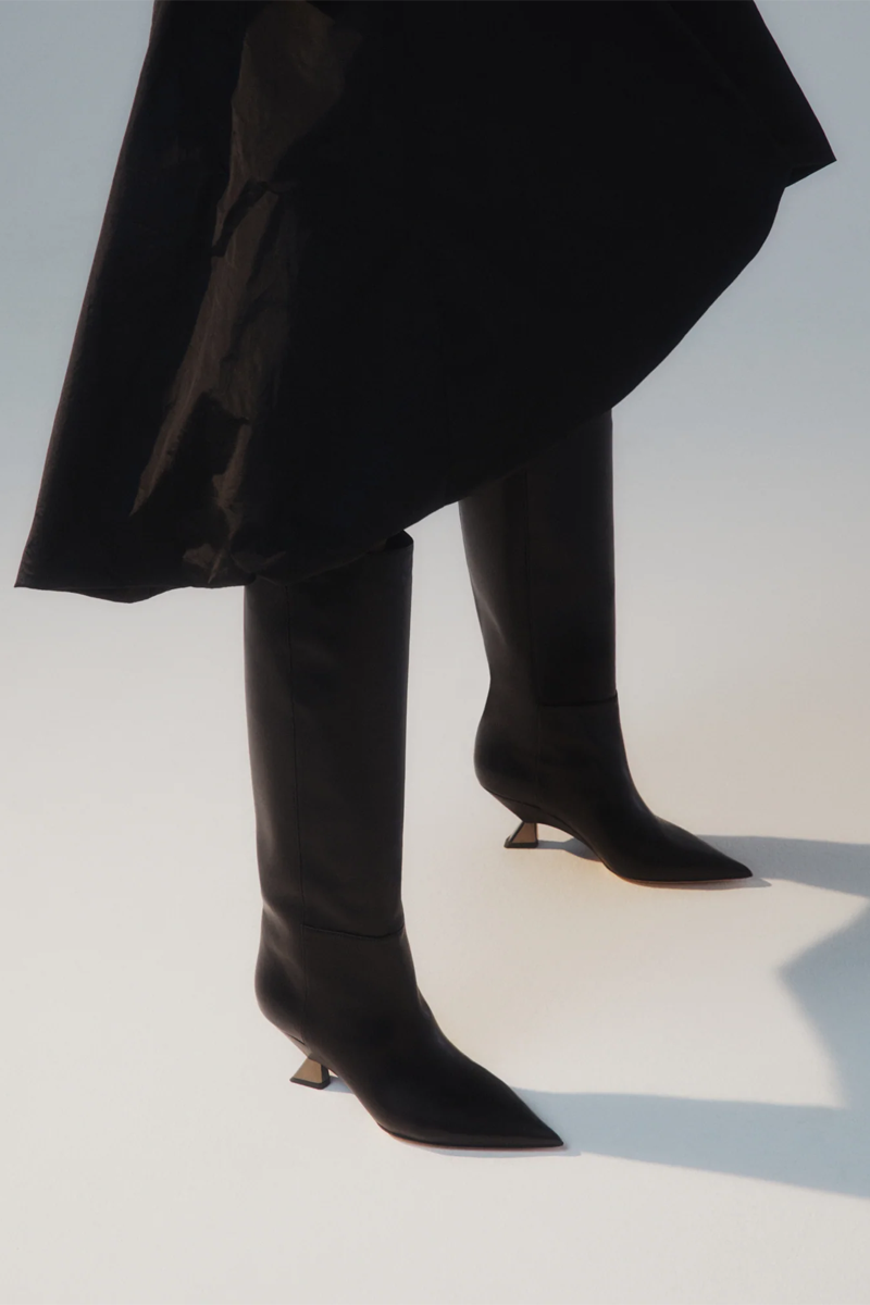 STIVALE ASHLEY NERO BOOTS - CULT MIA