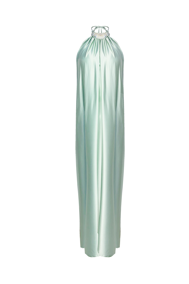 LIMONCILLO LAKE GREEN MAXI DRESS - CULT MIA