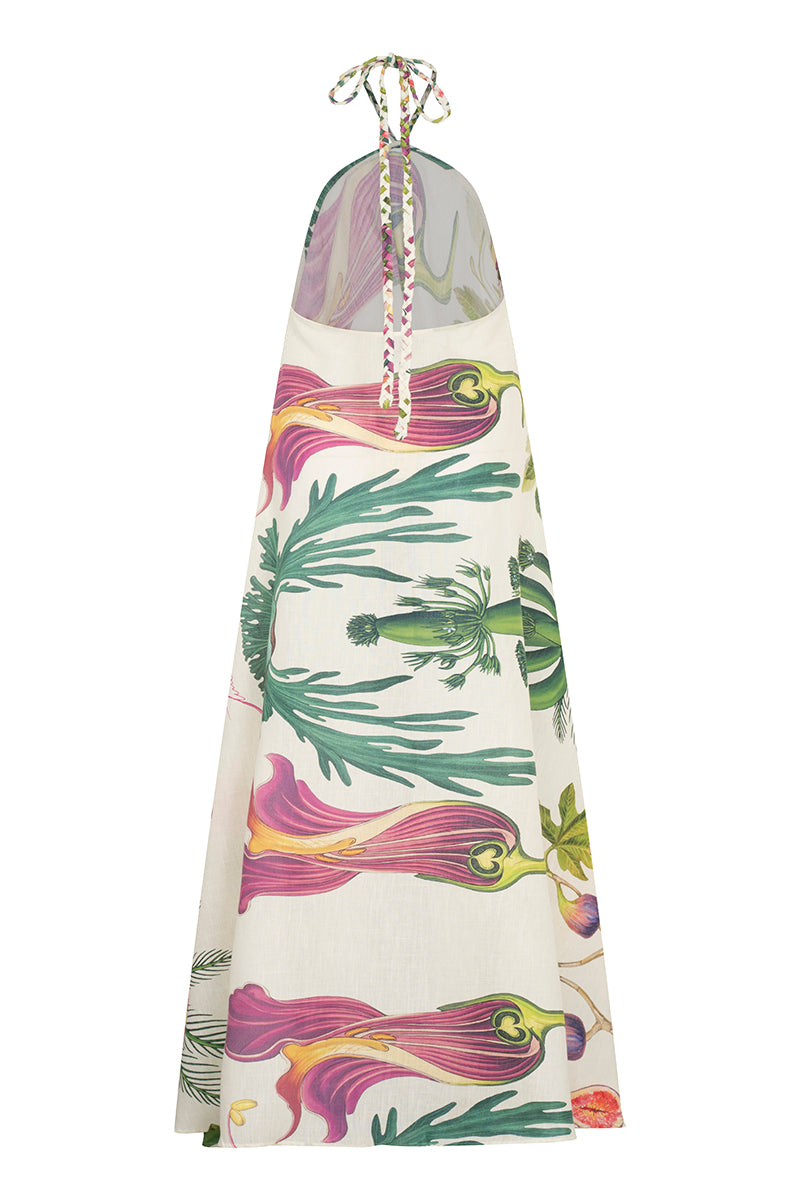 TRISHA DRESS IN LINEN FLORAL - CULT MIA