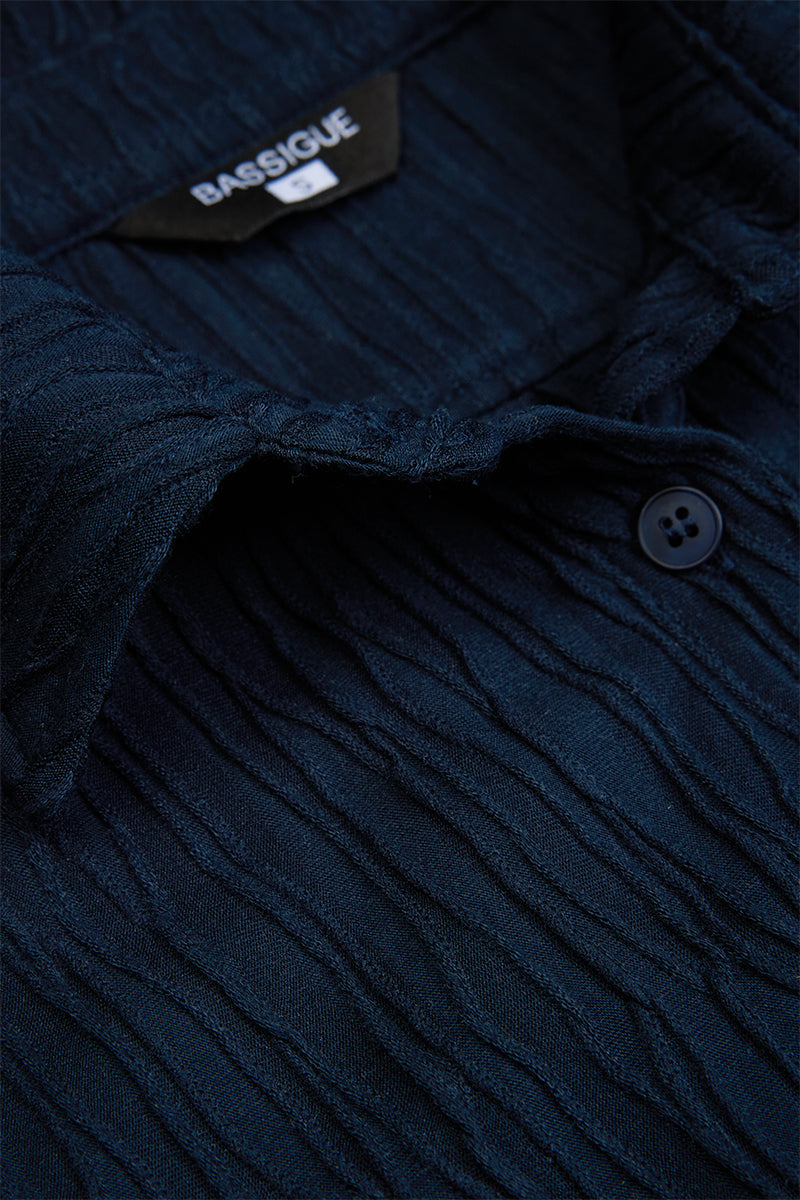 TEXTURED OVERSIZE SHIRT - CULT MIA