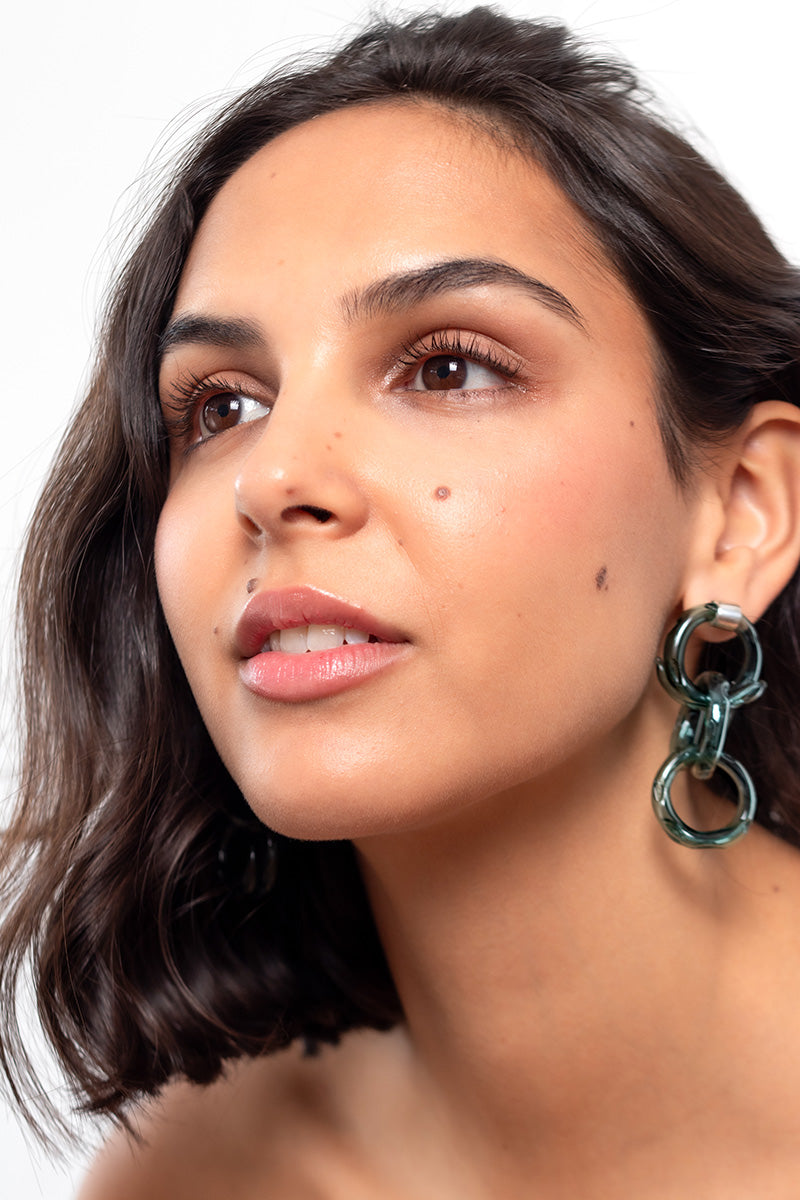 TRIPLE HOOPS IN TURQUOISE - CULT MIA