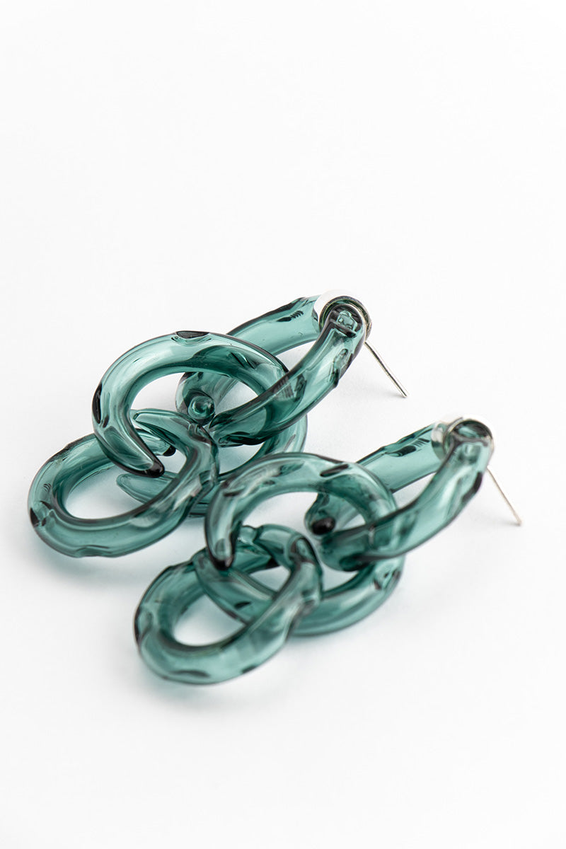 TRIPLE HOOPS IN TURQUOISE - CULT MIA