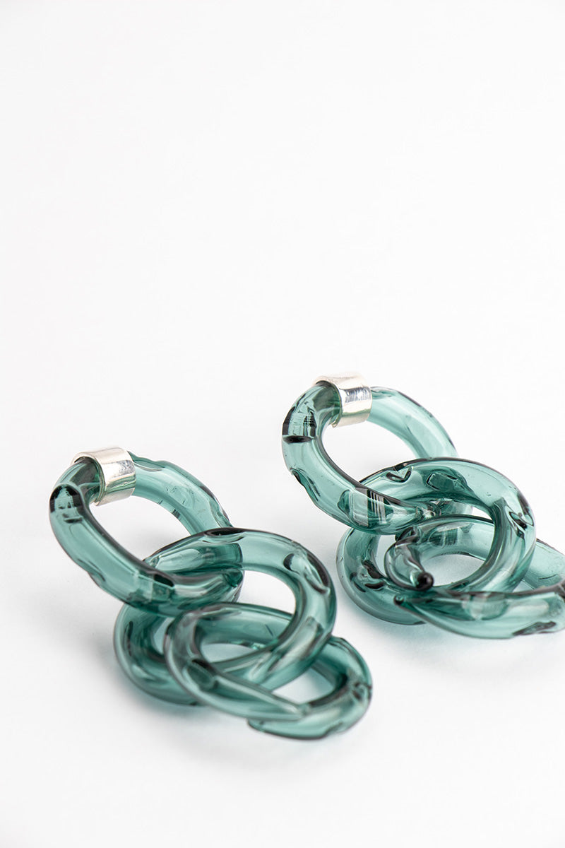 TRIPLE HOOPS IN TURQUOISE - CULT MIA
