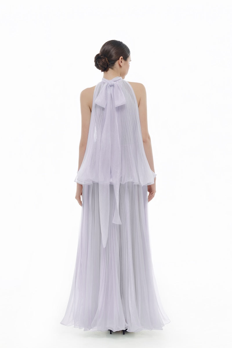 VIOLET PLEATED MIDI DRESS - CULT MIA