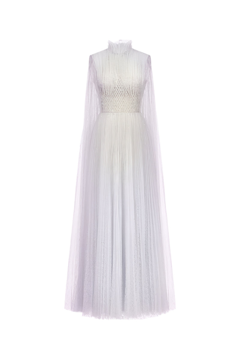 VIOLET SMOCKED LACE MAXI DRESS - CULT MIA