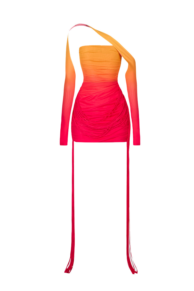 ZAYA TASSEL MINI IN SUNSET OMBRE - CULT MIA