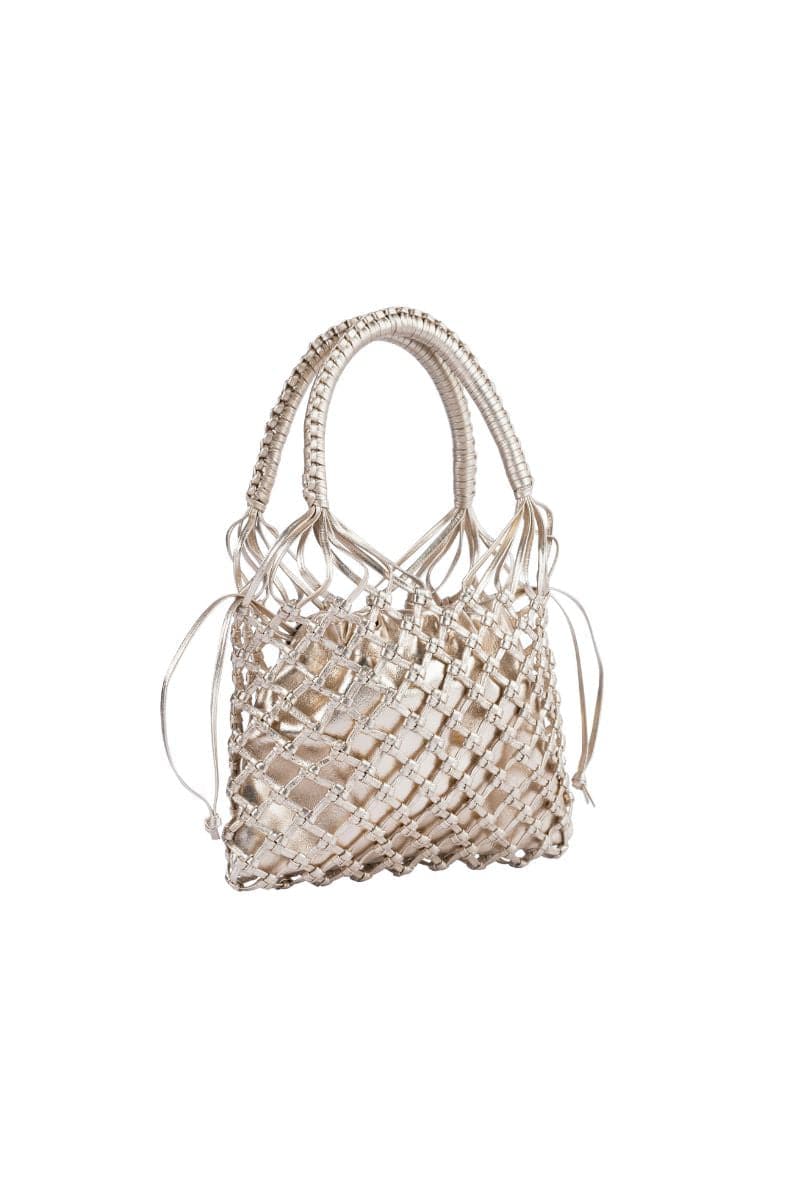 GOLD LA RED MINI LEATHER BAG | Adriana Castro | CULT MIA