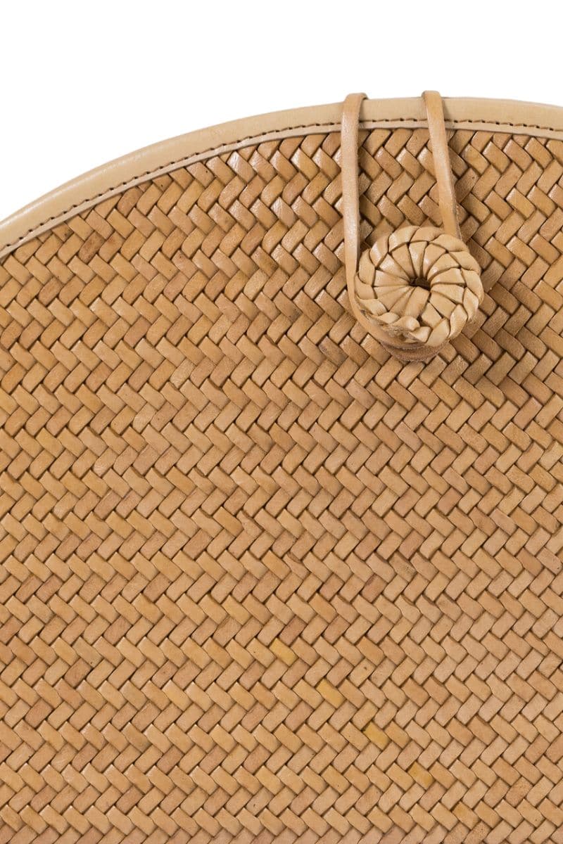NUDE LA BARCA LEATHER CLUTCH | Adriana Castro | CULT MIA