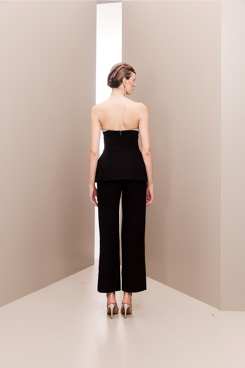 CRYSTAL EMBELLISHED THREE-PIECE ENSEMBLE - CULT MIA