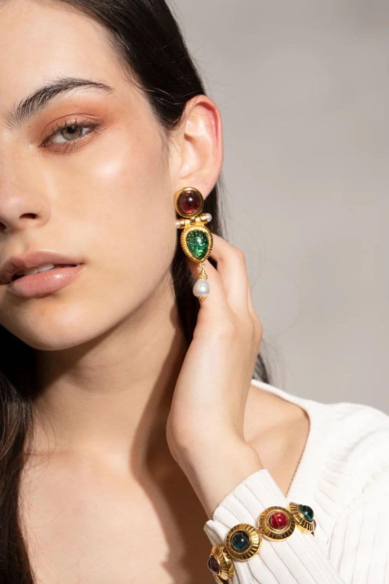 REN GOLD MULTISTONE BRACELET | Ben Amun | CULT MIA