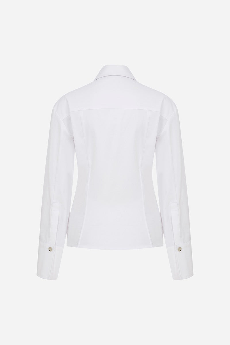 CARA CORSET DETAILED SHIRT - CULT MIA