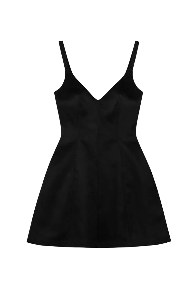 cassie black dress Classic Black Bodycon Wrap Mini Dress for Women, L