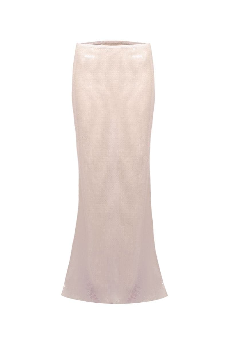 IVORY SEQUINS LONG SKIRT | Compte Spain | CULT MIA