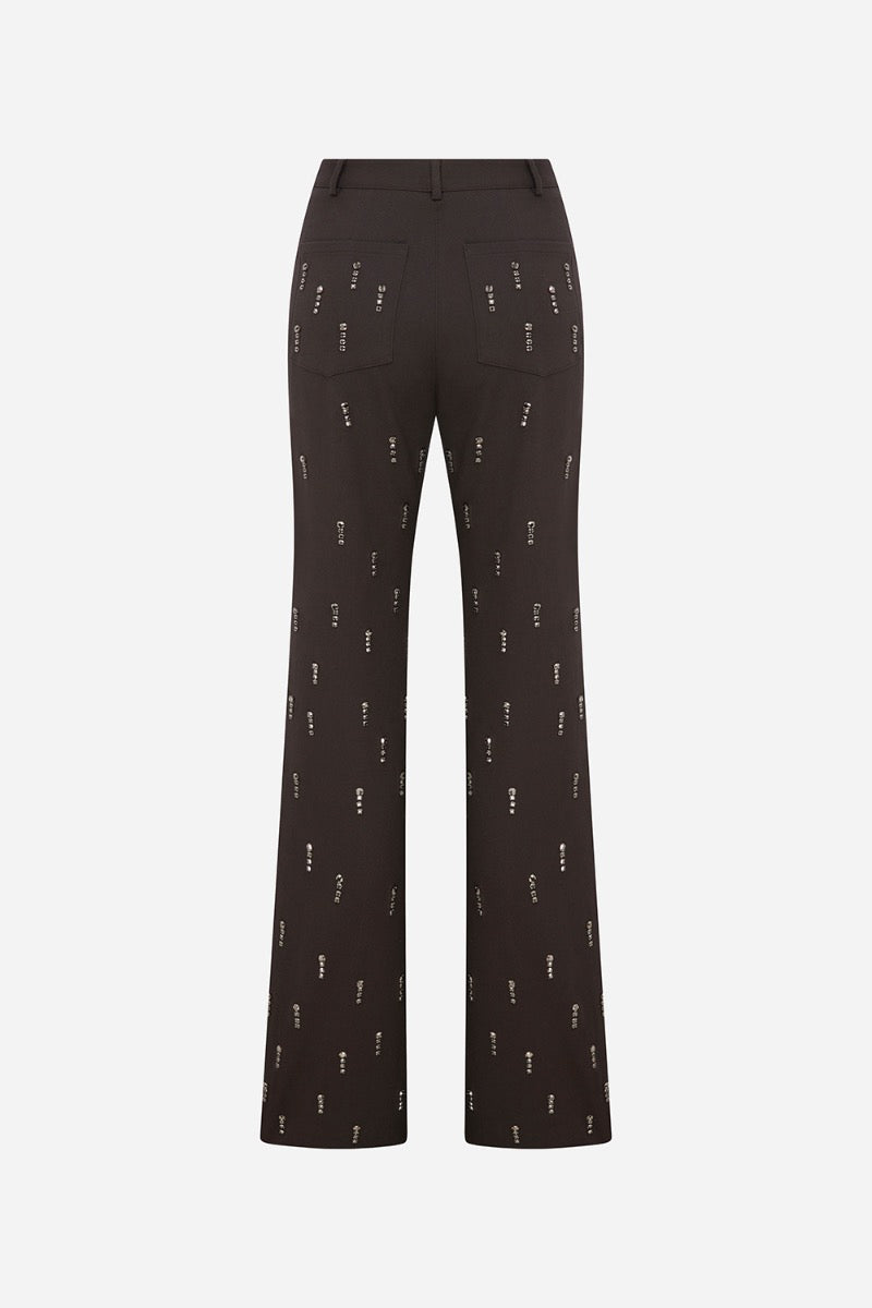 CORA EMBELLISHED TROUSERS - CULT MIA