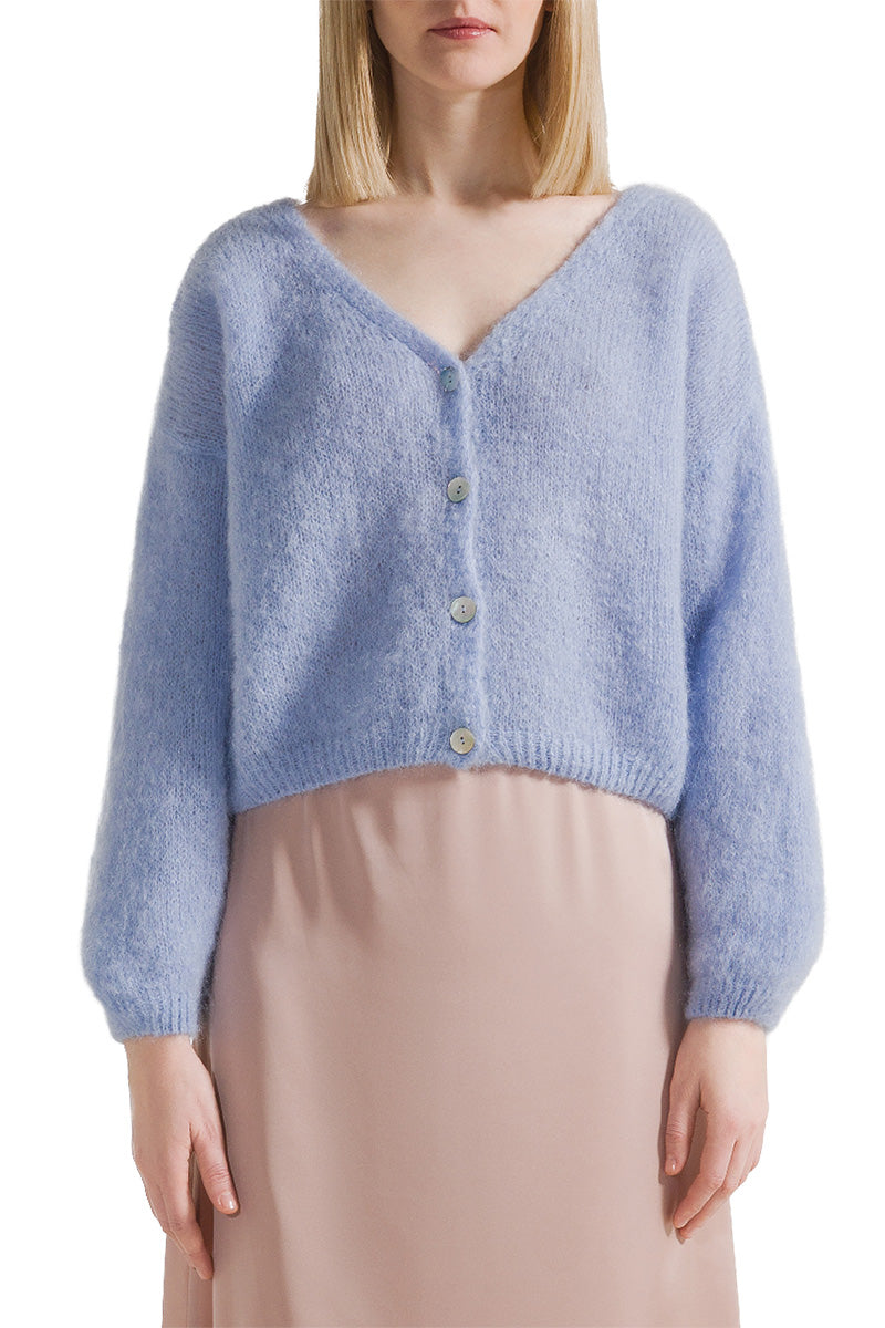 CORNELIA CROPPED IN LIGHT BLUE - CULT MIA