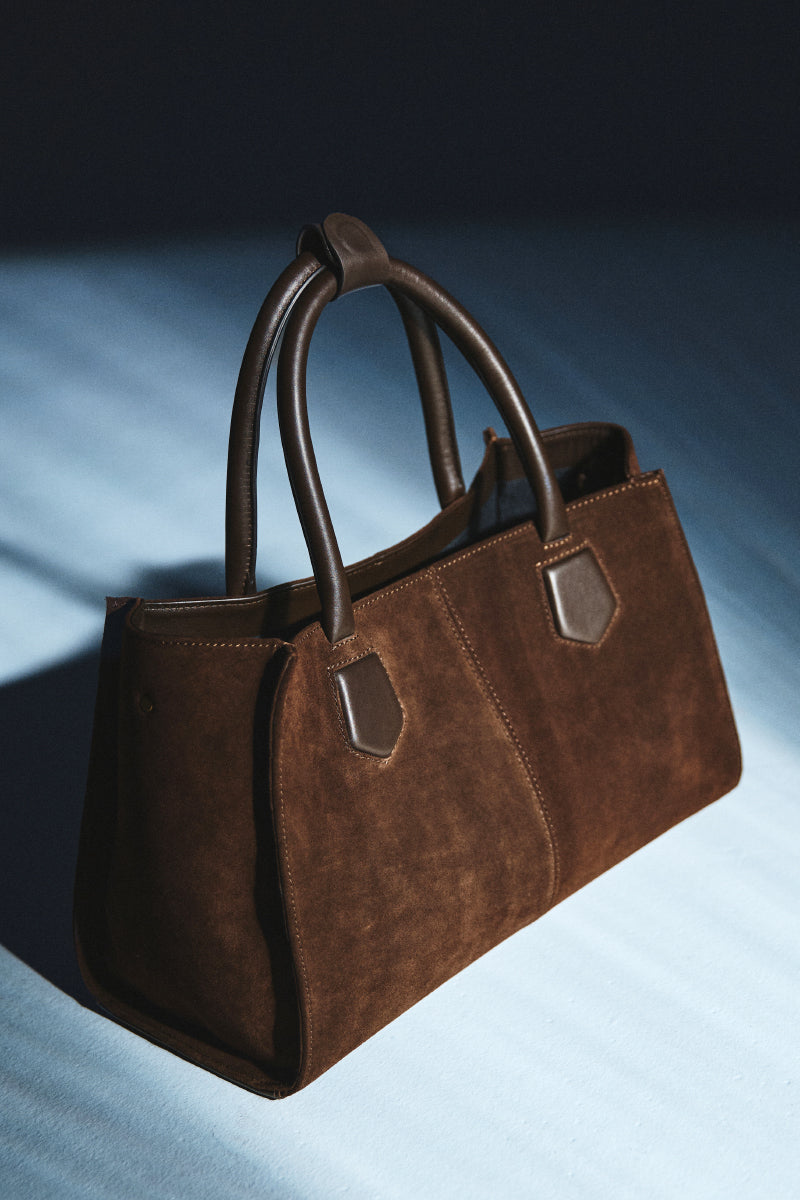 LARGE CREDO BAG IN CHOCOLATE BROWN - CULT MIA