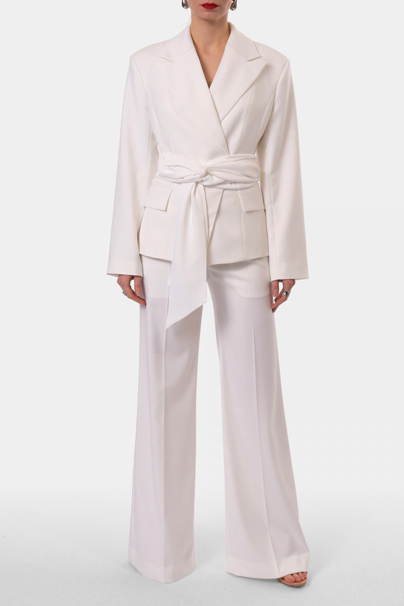 ROKSANA OFF WHITE BLAZER - CULT MIA