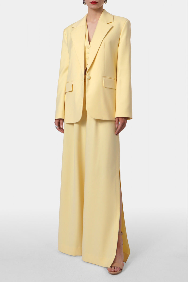 TATIANA BUTTER YELLOW BLAZER - CULT MIA