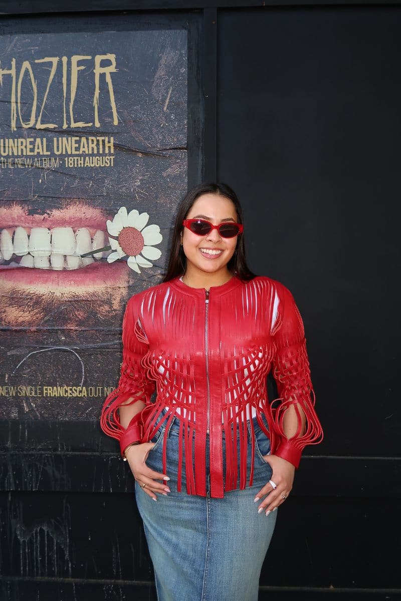 CULT MIA X DOUBLE A ATTALEA RED LEATHER JACKET | Double A | CULT MIA