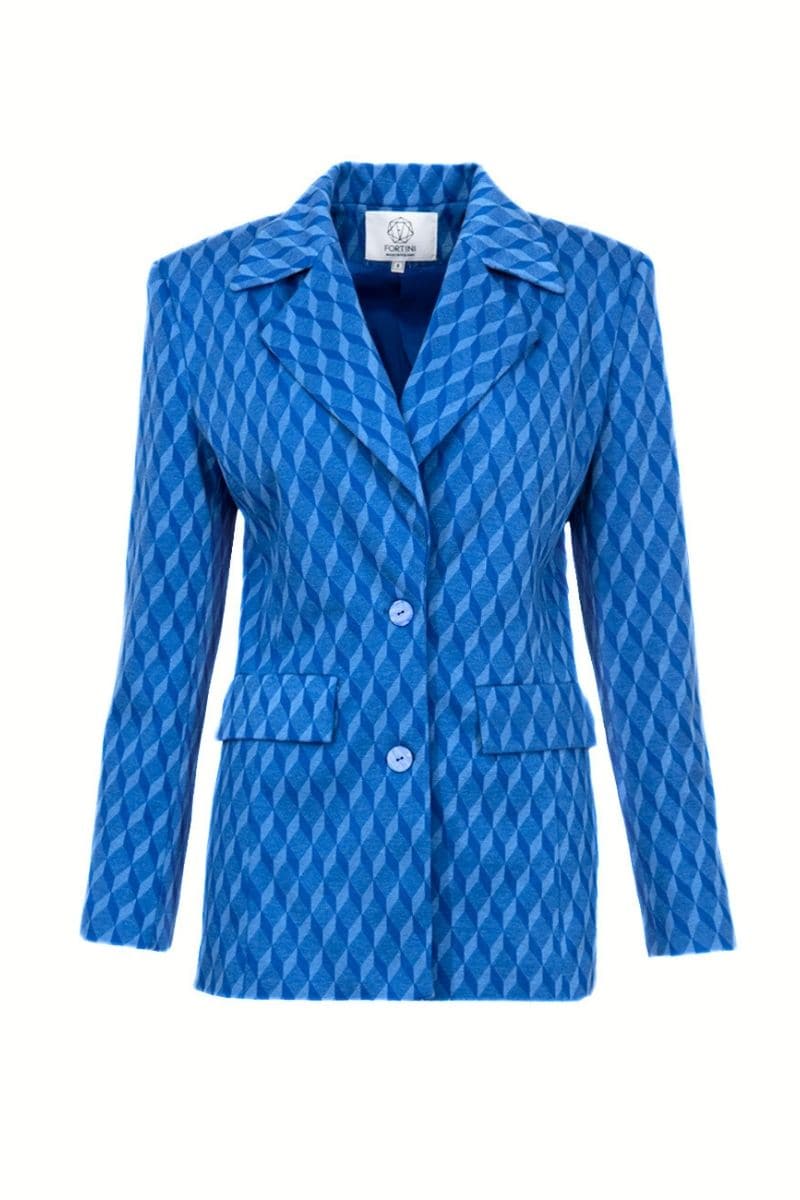 BLUE CUBES WOMEN'S SUIT SET | Fortini | CULT MIA