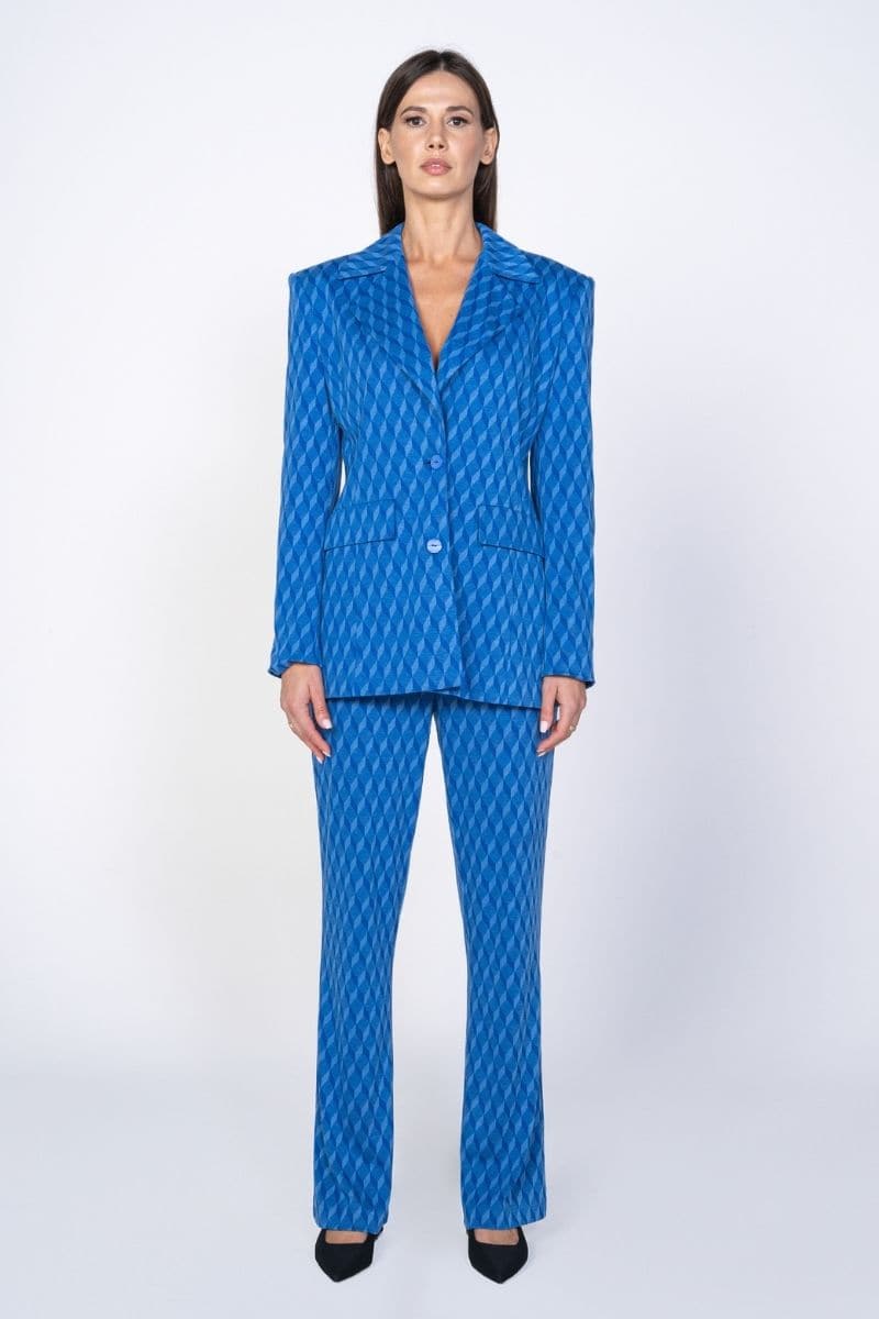 BLUE CUBES WOMEN'S SUIT SET | Fortini | CULT MIA