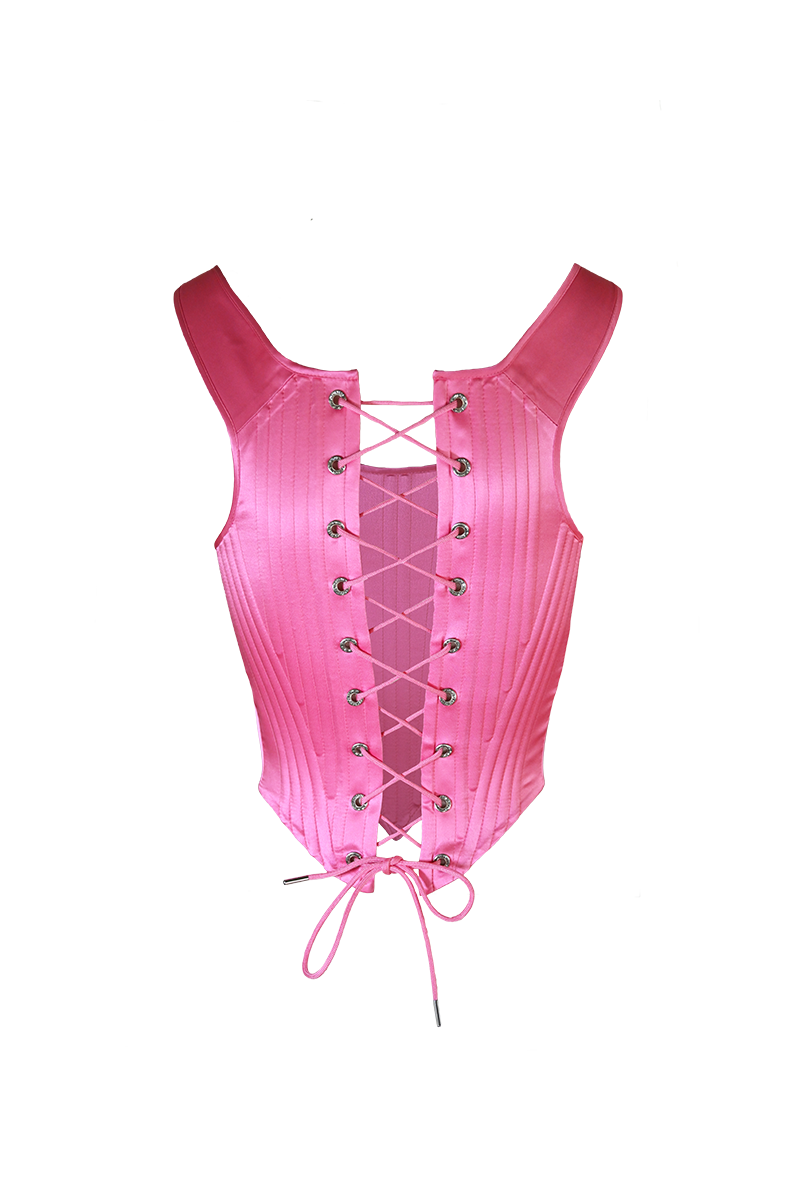 ROCOCO CORSET IN ROSE - CULT MIA