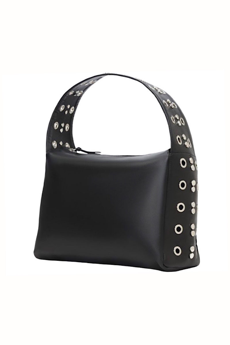 SURGE LEATHER BAG IN BLACK - CULT MIA