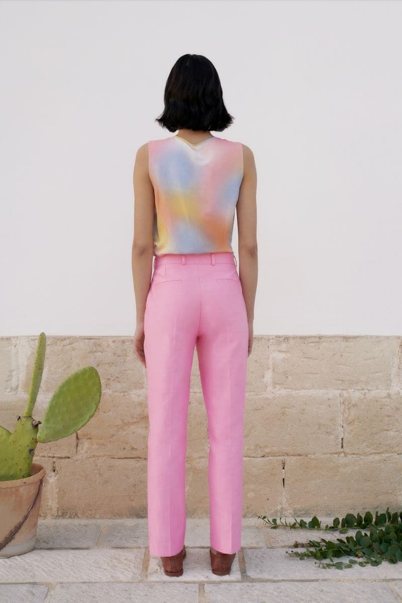 BUBBLEGUM HIGH-RISE PANTS | JAAF | CULT MIA