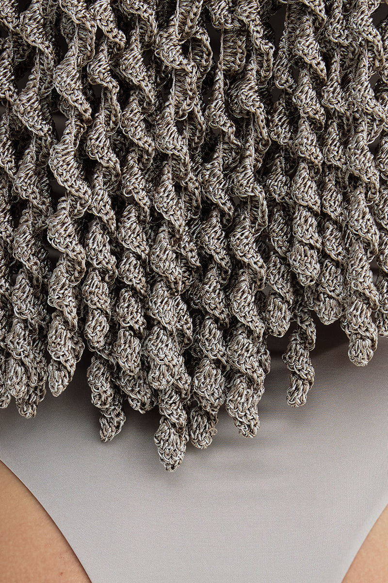 ROMANTIC SHAWL IN ARTISANAL CROCHET - CULT MIA