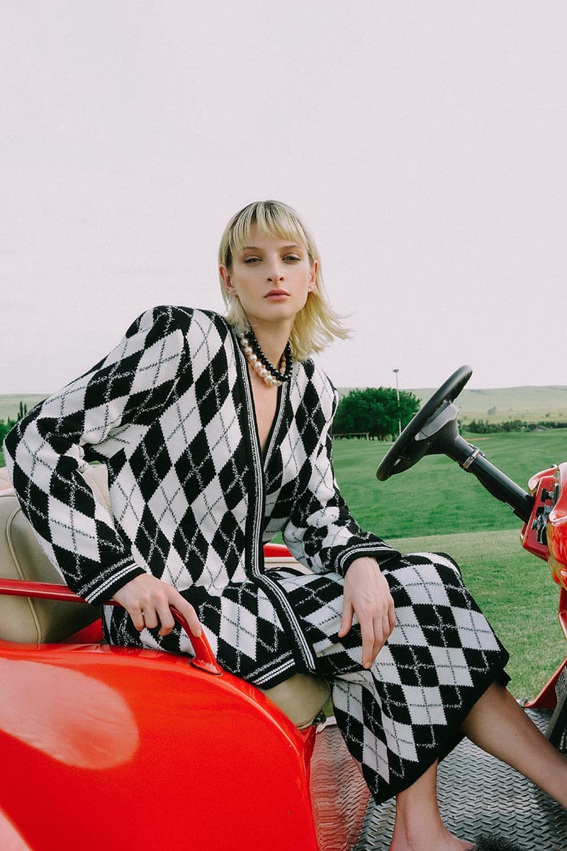 CHECKERS LONG LINE CARDIGAN | Lalo | CULT MIA