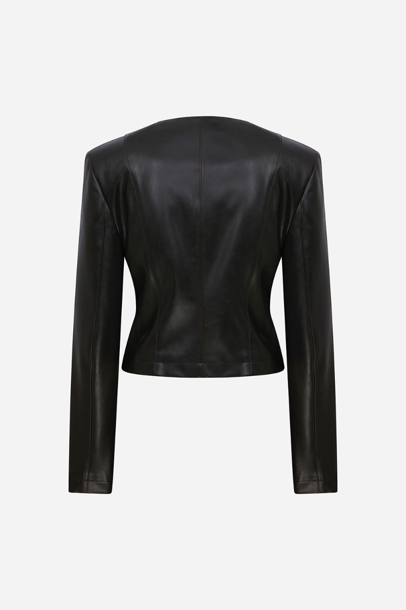 LARA LEATHER JACKET - CULT MIA
