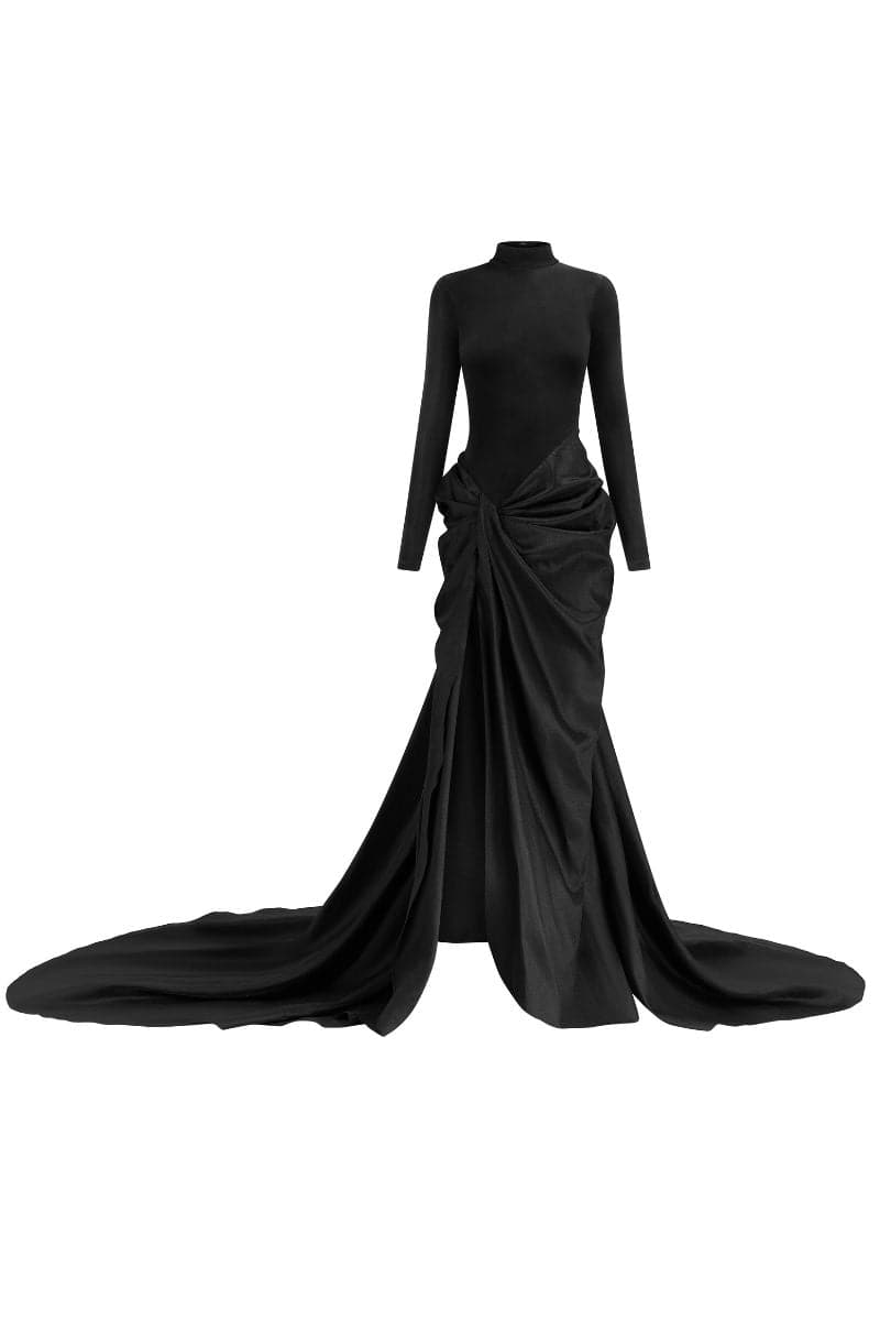 KELSEY TURTLENECK MAXI DRESS | CULT MIA | Le Thanh Hoa KELSEY TURTLENECK MAXI DRESS | CULT MIA | Le Thanh Hoa