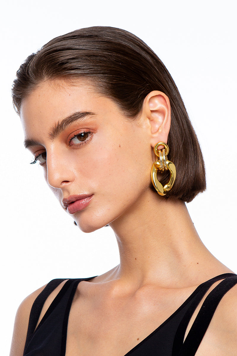 BRIANA GOLD EARRING - CULT MIA