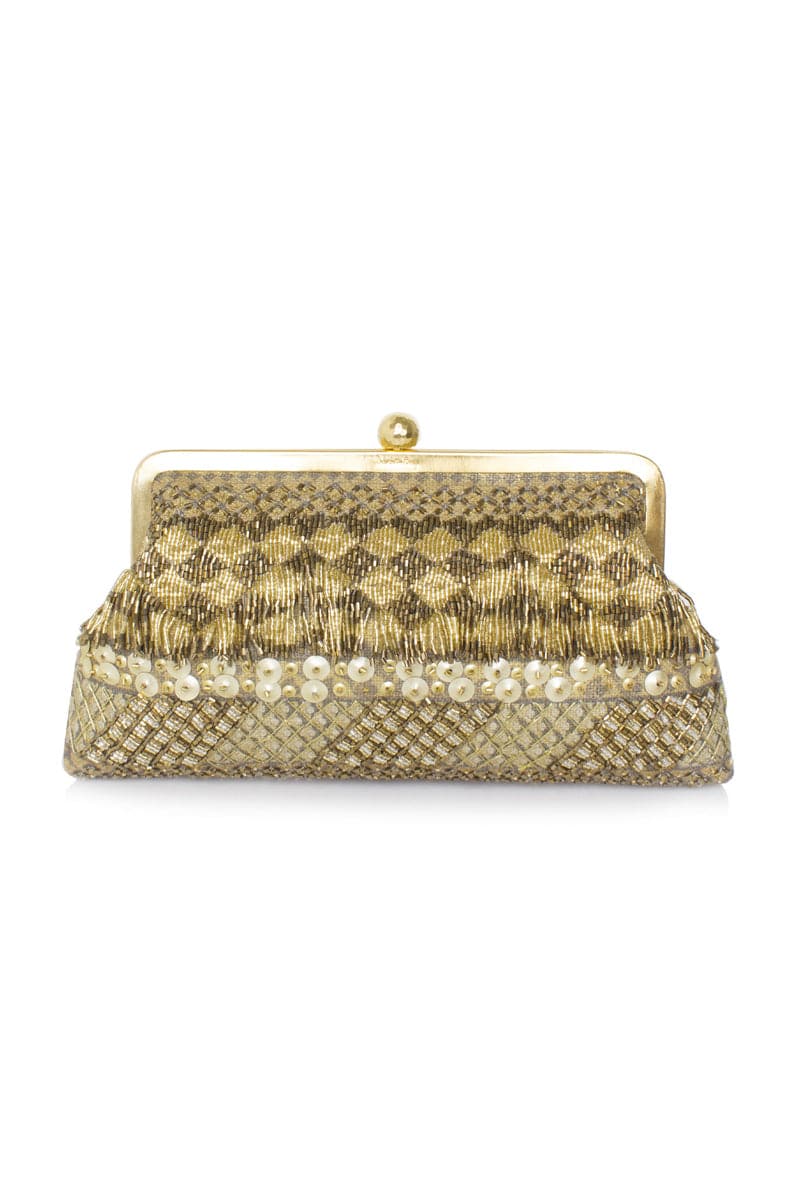 GOLDEN GITAN CLASSIC CLUTCH | Sarah's Bag | CULT MIA