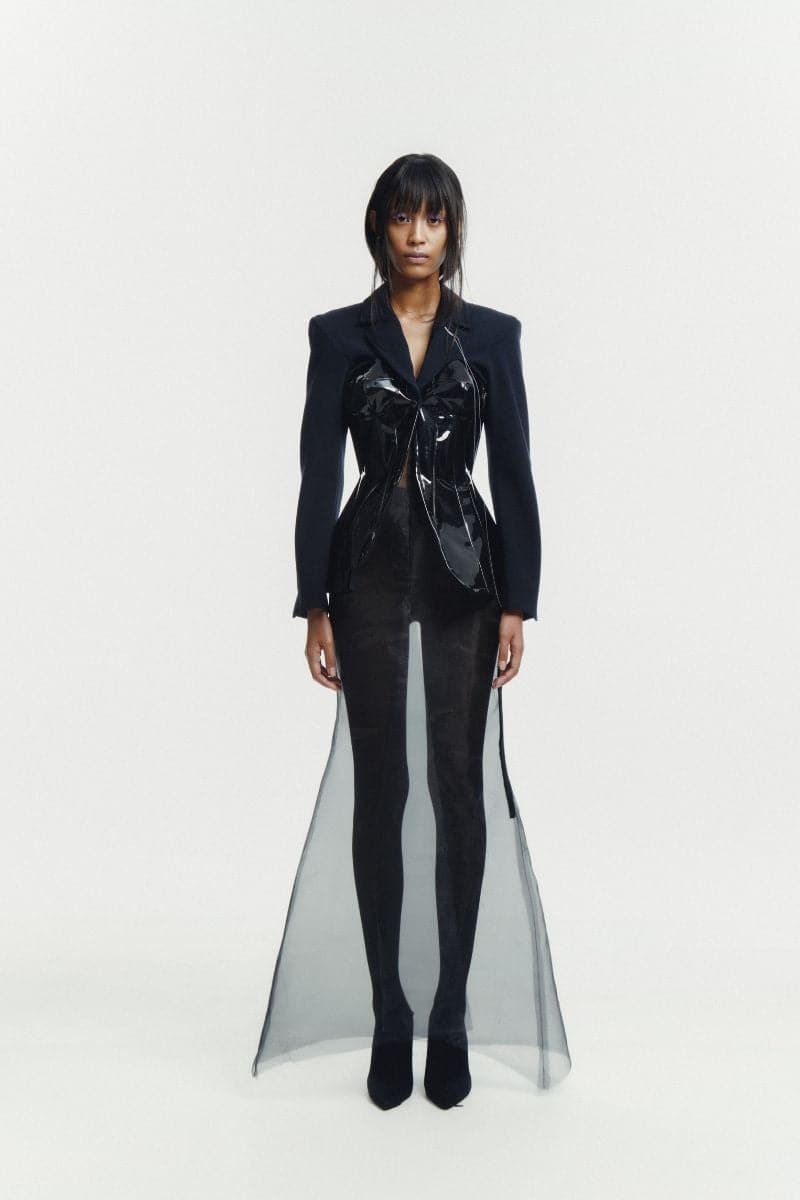 BLACK TAILORED CORSET JACKET | Sean Sheila | CULT MIA