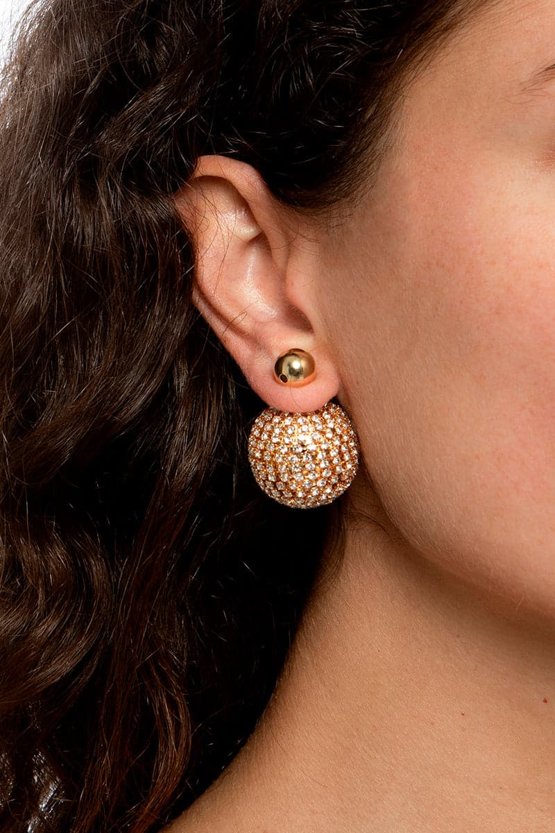 PIERCING GOLD STATEMENT EARRINGS | Silvia Gnecchi | CULT MIA