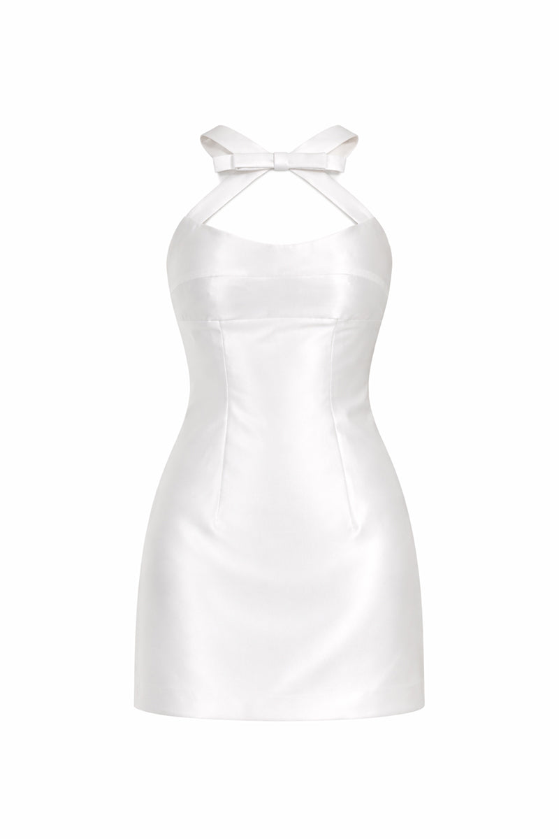 SUNDELLE MINI DRESS IN WHITE | CULT MIA | URBAN MUSE SUNDELLE MINI DRESS IN WHITE | CULT MIA | URBAN MUSE