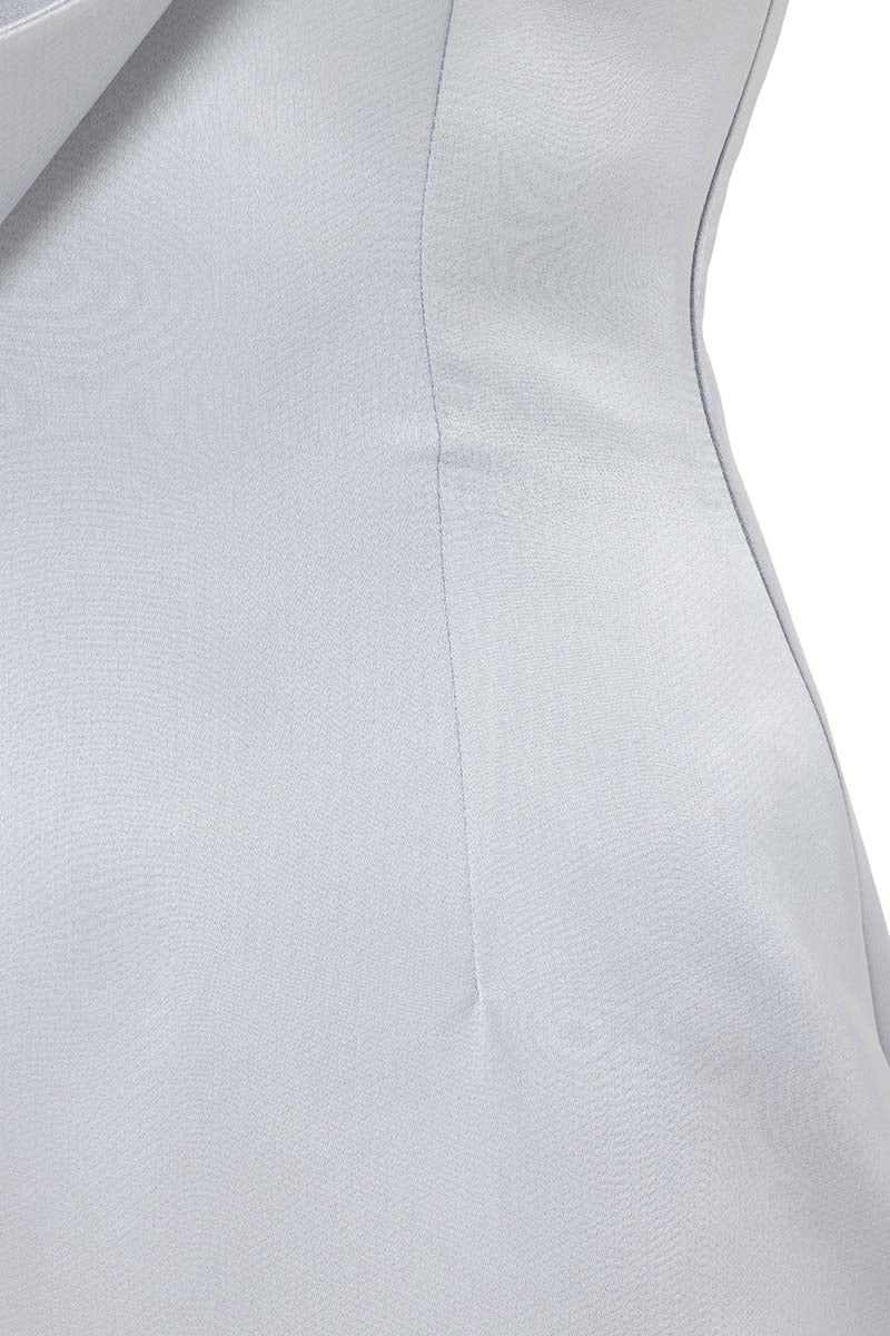 OFF-SHOULDER DRESS IN GRAY - CULT MIA