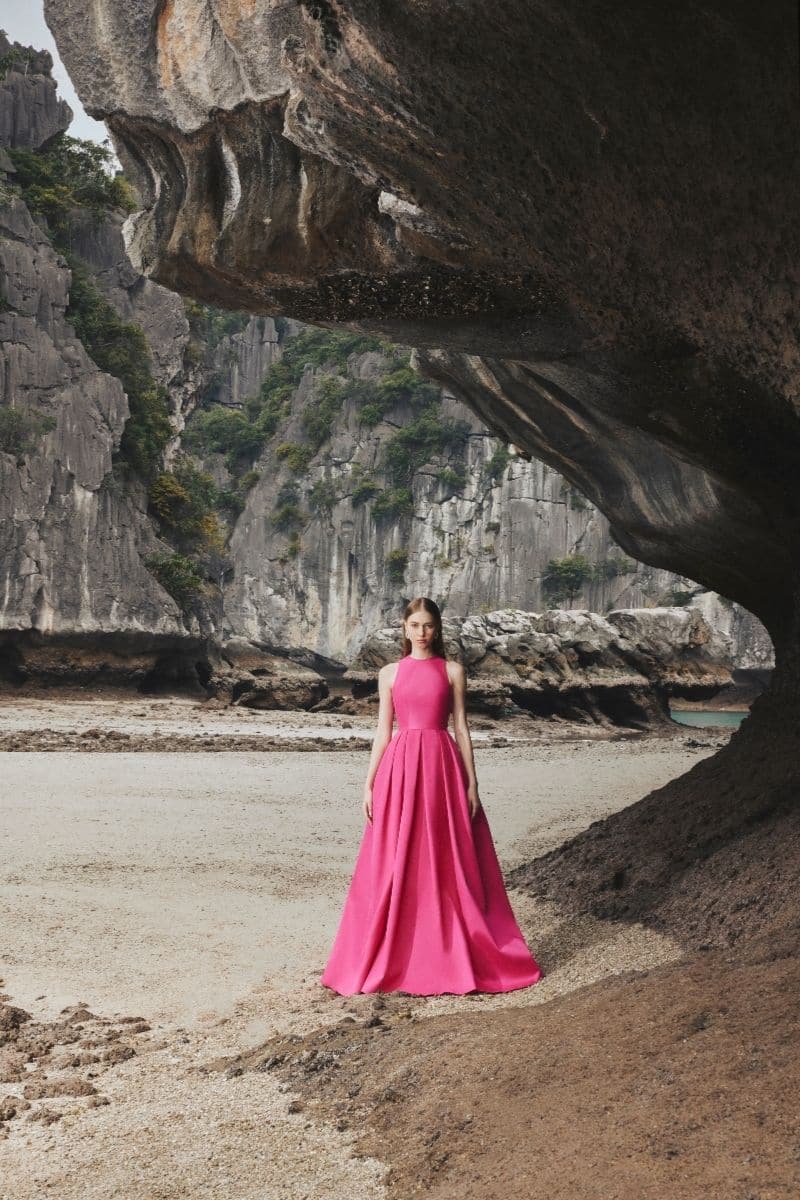 HIGH NECK SLEEVELESS MAXI DRESS | Tracy Studio | CULT MIA