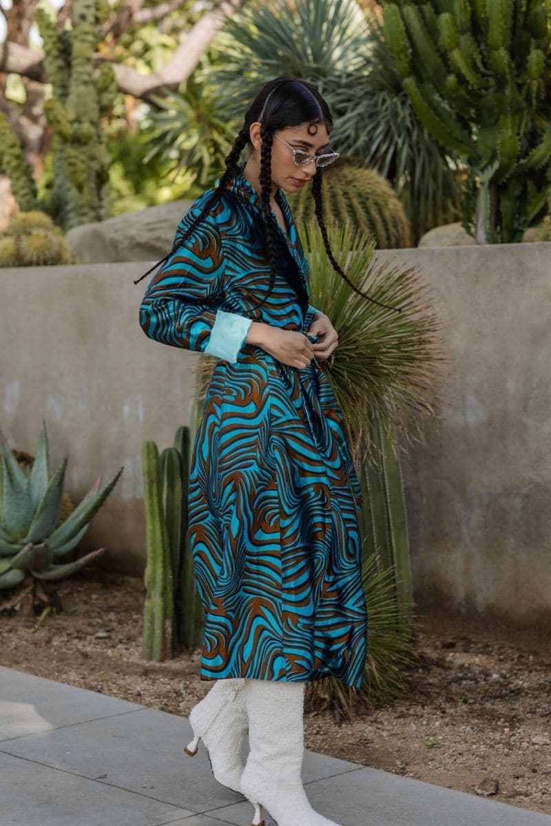 MARILYN MINT COAT | Andreeva | CULT MIA